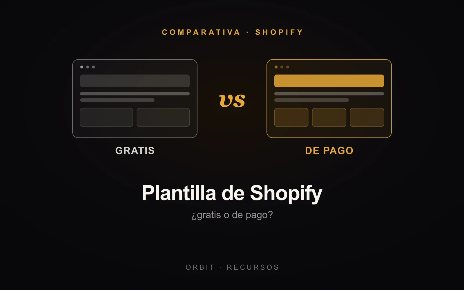 Plantilla de Shopify: ¿Gratis o de Pago? (Guía 2026)